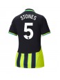 Manchester City John Stones #5 Replika Borta Kläder Dam 2024-25 Kortärmad